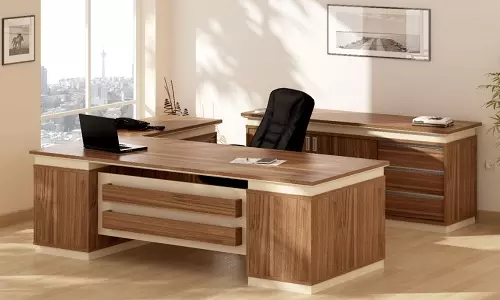 میز مدیریت چوبی