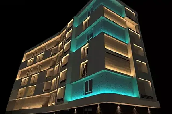 نورپردازی نمای ساختمان