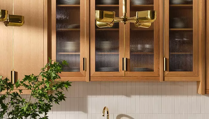 کابینت پی وی سی طرح چوب